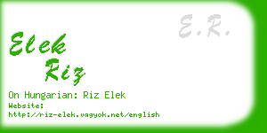 elek riz business card